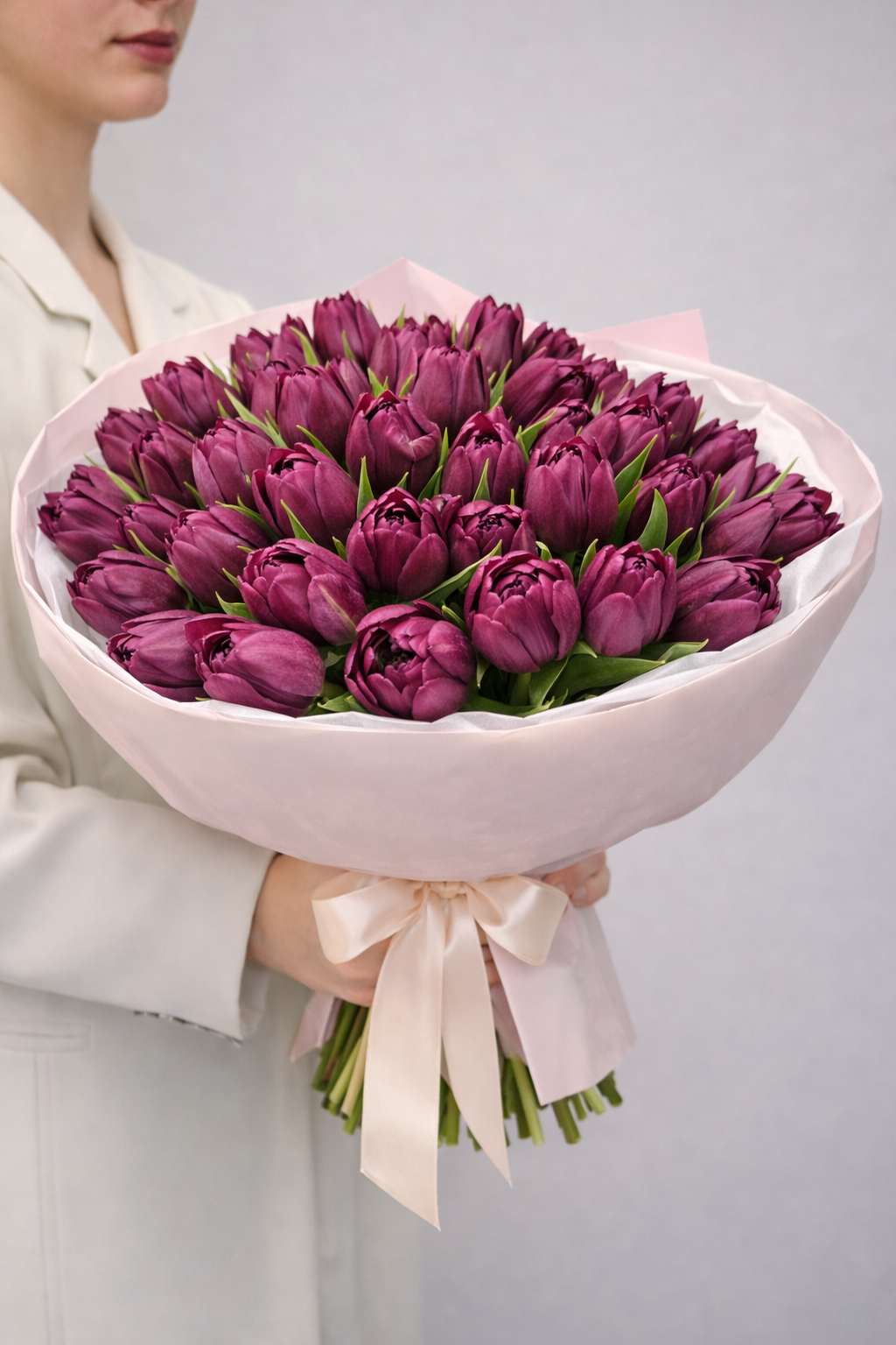 Lova Burgundy Tulips